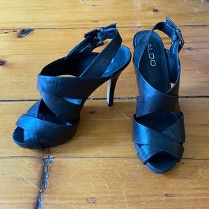 Aldo - Heeled Sandal, Black